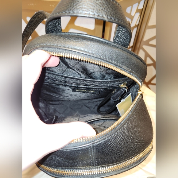 Michael Kors Rhea Medium Leather Backpack - Picture 10 of 12